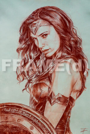 Wonder Woman - Carte postale
